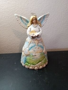 GORGEOUS Jim Shore 8" Safekeeper of The Sea Angel Figurine